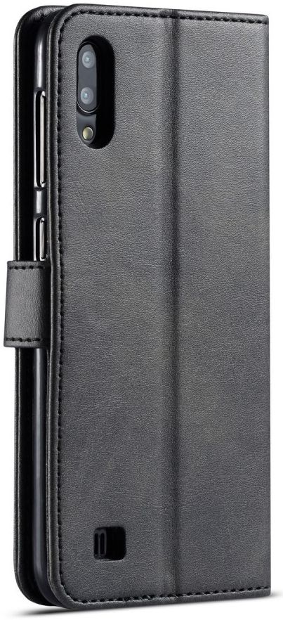 Samsung Galaxy A10 Stijlvol Vintage Portemonnee Bookcase Hoesje Zwart afbeelding 2