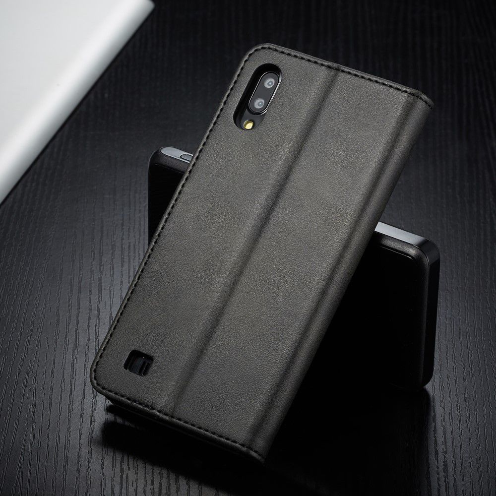 Samsung Galaxy A10 Stijlvol Vintage Portemonnee Bookcase Hoesje Zwart afbeelding 6
