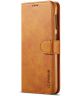 Samsung Galaxy A10 Stijlvol Vintage Portemonnee Bookcase Hoesje Bruin