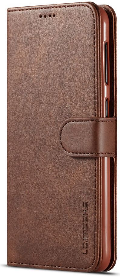 Samsung Galaxy A10 Stijlvol Vintage Portemonnee Hoesje Donkerbruin afbeelding 7