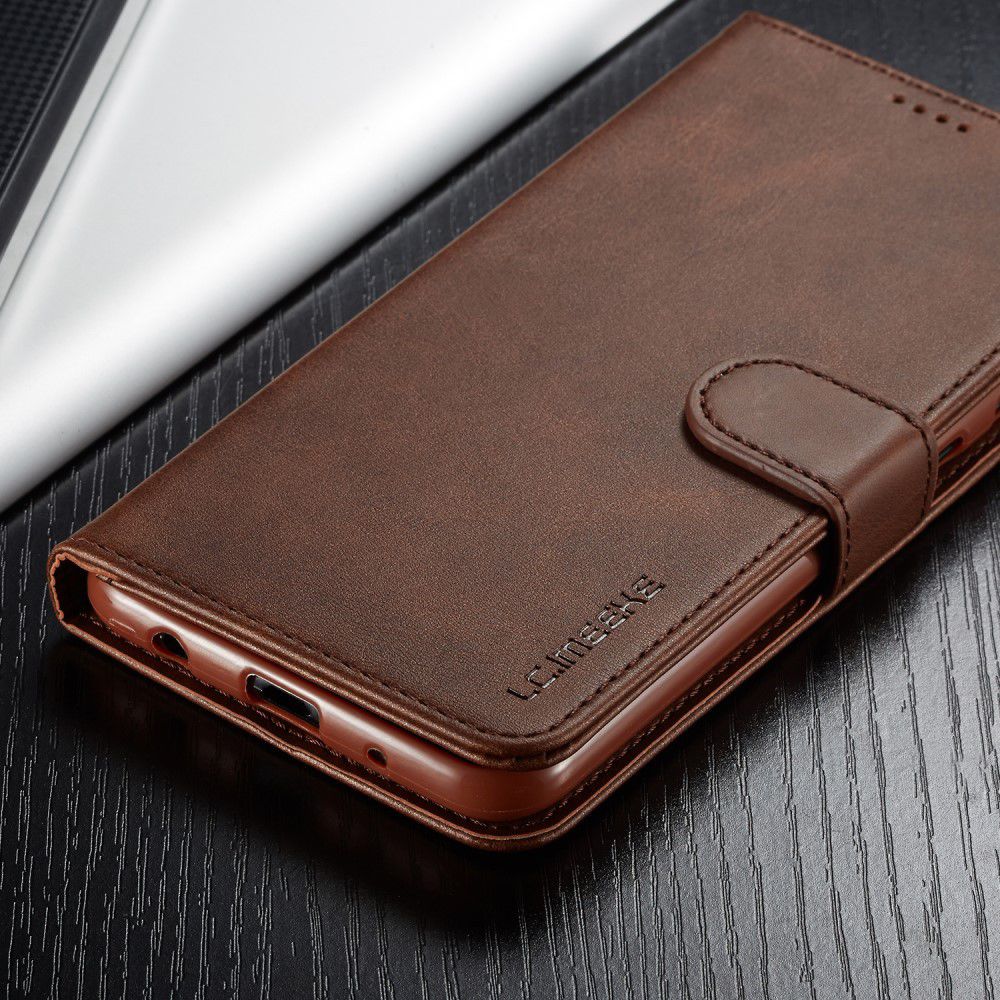 Samsung Galaxy A10 Stijlvol Vintage Portemonnee Hoesje Donkerbruin afbeelding 14