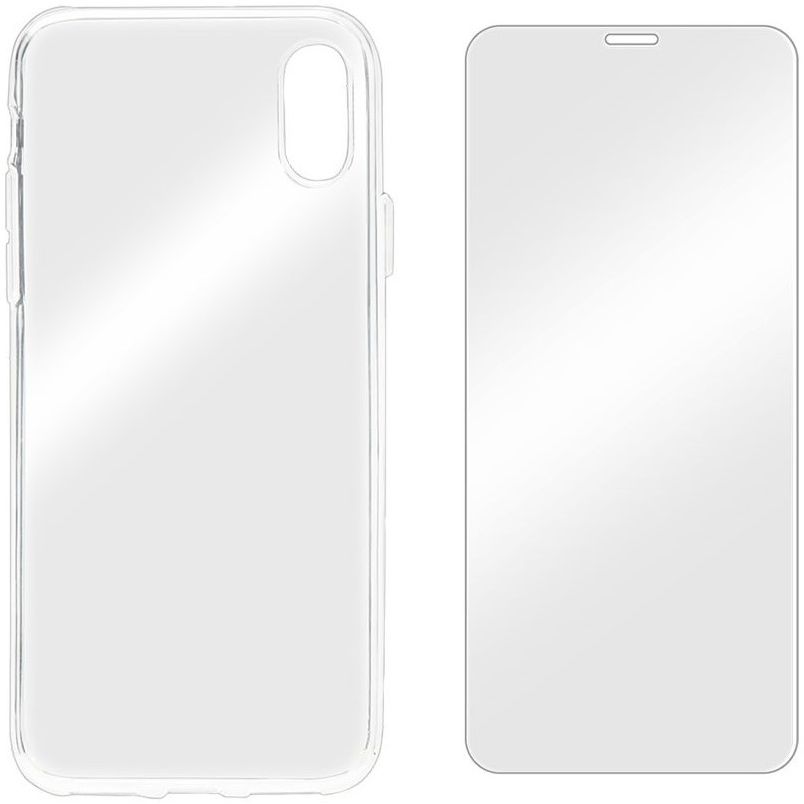 Displex 2D Real Glass + Case Apple iPhone XS / X 360° Protection Kit afbeelding 2