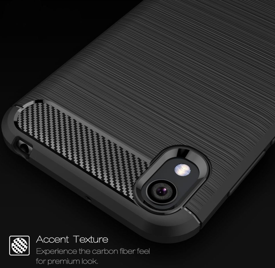 Huawei Y5 (2019) Geborsteld TPU Hoesje Zwart afbeelding 8