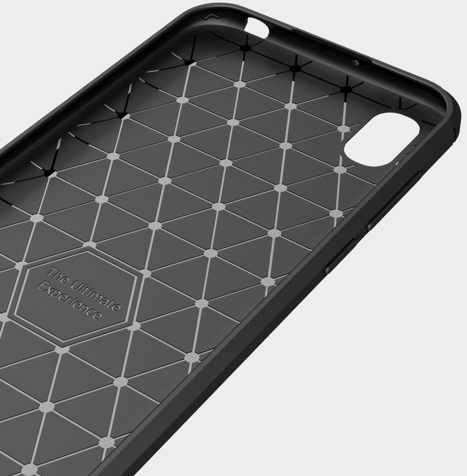 Huawei Y5 (2019) Geborsteld TPU Hoesje Zwart afbeelding 9
