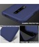 OnePlus 7 Pro Twill Slim Texture Back Cover Blauw