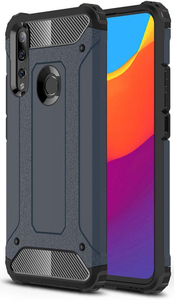 Huawei P Smart Z Hybride Hoesje Donker Blauw afbeelding 1
