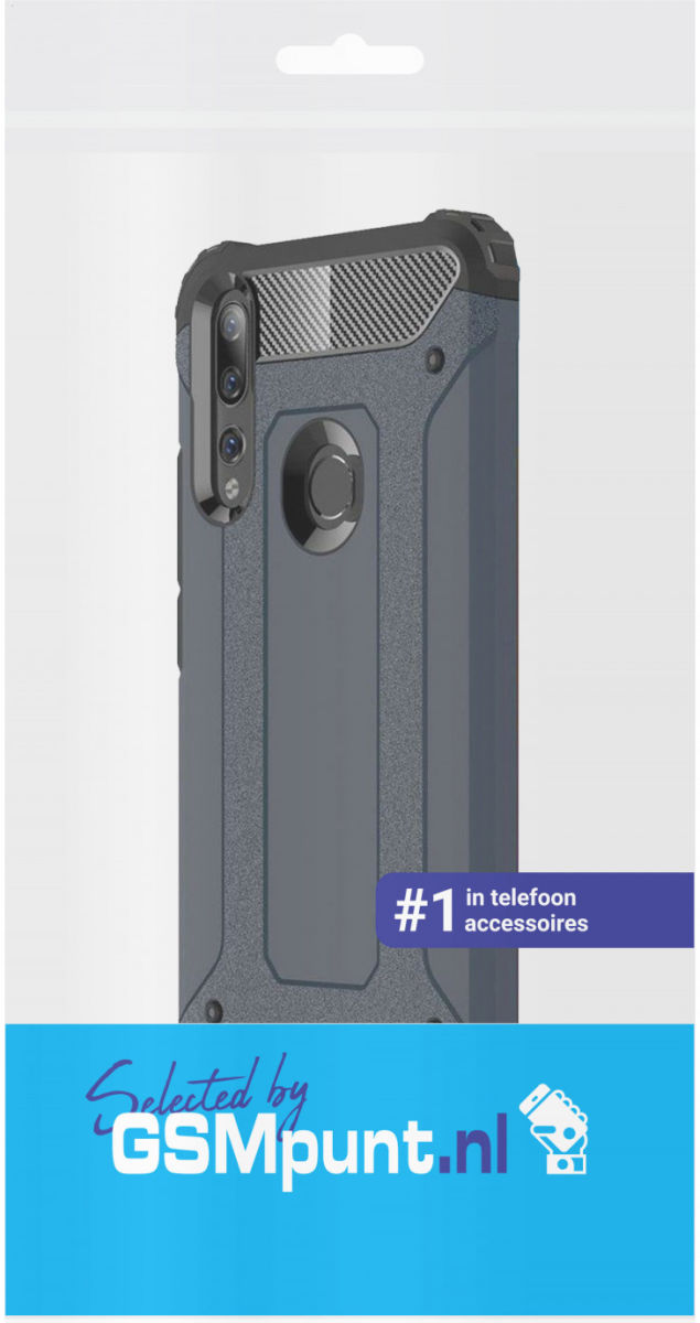 Huawei P Smart Z Hybride Hoesje Donker Blauw afbeelding 2