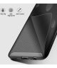 Huawei P Smart Z Siliconen Carbon Hoesje Zwart
