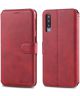 AZNS Samsung Galaxy A70 Wallet Stand Hoesje Rood