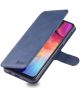 AZNS Samsung Galaxy A70 Wallet Stand Hoesje Blauw
