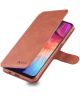 AZNS Samsung Galaxy A70 Wallet Stand Hoesje Bruin