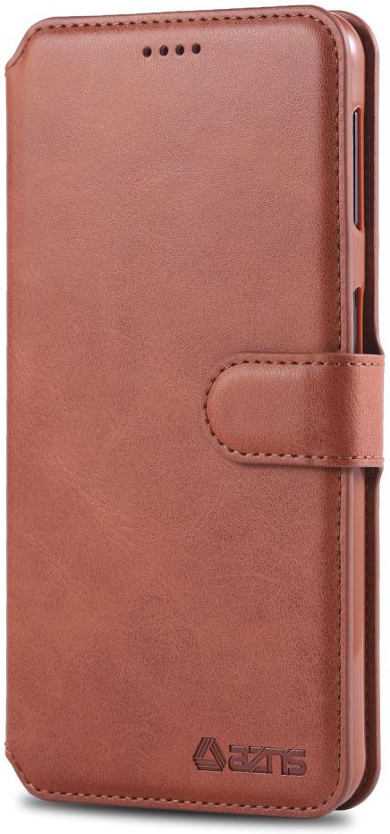 AZNS Samsung Galaxy A70 Wallet Stand Hoesje Bruin afbeelding 6