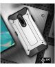 OnePlus 7 Pro Hybride Hoesje Zilver