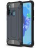 Huawei P20 Lite (2019) Hybride Hoesje Donker Blauw