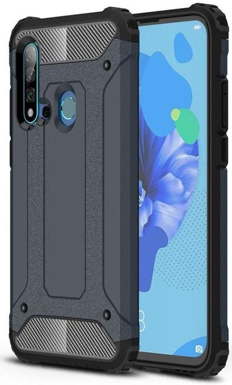 Huawei P20 Lite (2019) Hybride Hoesje Donker Blauw afbeelding 1