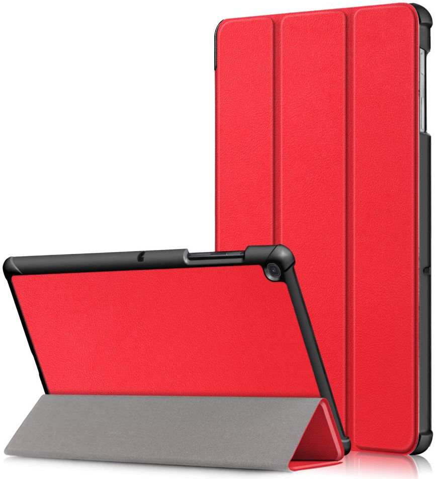 Samsung Galaxy Tab S5e Hoes Tri-Fold Rood afbeelding 1