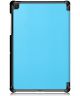 Samsung Galaxy Tab S5e Hoes Tri-Fold Blauw