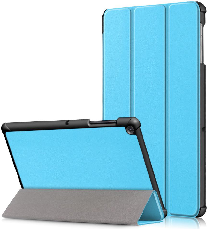 Samsung Galaxy Tab S5e Hoes Tri-Fold Blauw afbeelding 1