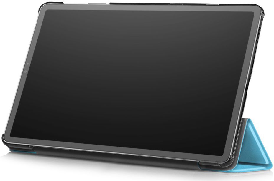 Samsung Galaxy Tab S5e Hoes Tri-Fold Blauw afbeelding 3