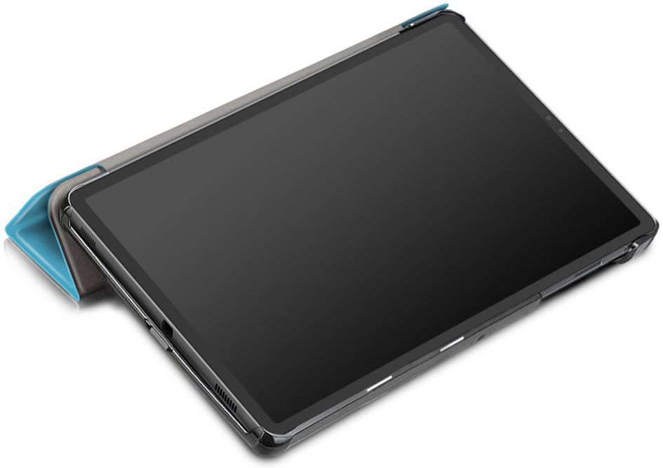 Samsung Galaxy Tab S5e Hoes Tri-Fold Blauw afbeelding 4