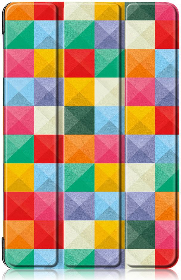 Samsung Galaxy Tab S5e Tri-Fold Hoes met Triangles Print afbeelding 6