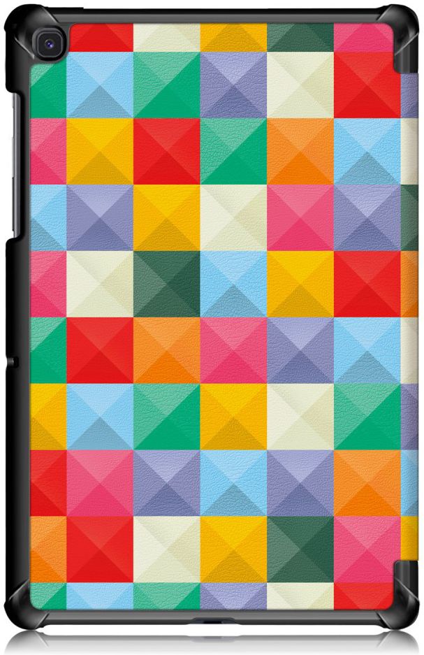 Samsung Galaxy Tab S5e Tri-Fold Hoes met Triangles Print afbeelding 7