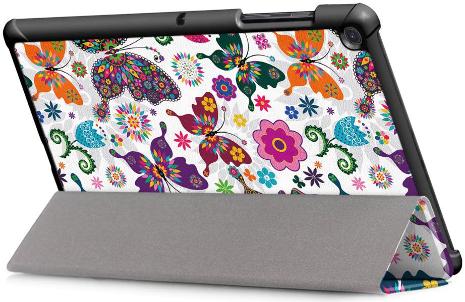 Samsung Galaxy Tab S5e Tri-Fold Hoes met Butterfly Print afbeelding 2