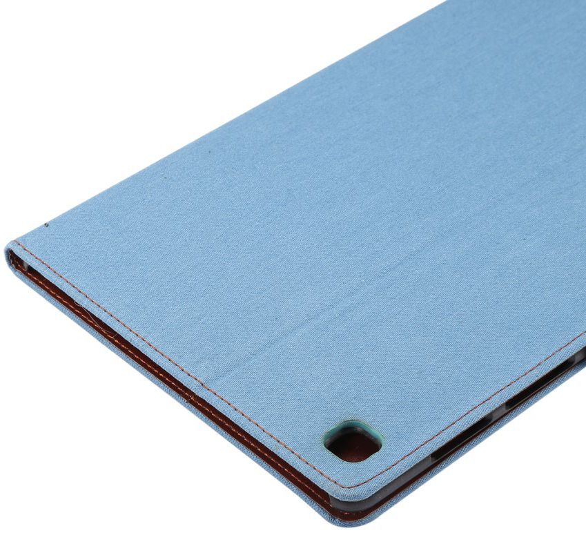 Samsung Galaxy Tab S5e Jeans Portemonnee Hoes afbeelding 5