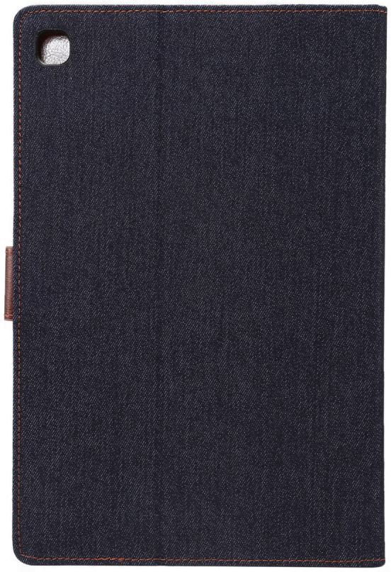 Samsung Galaxy Tab S5e Jeans Portemonnee Hoes Zwart afbeelding 6