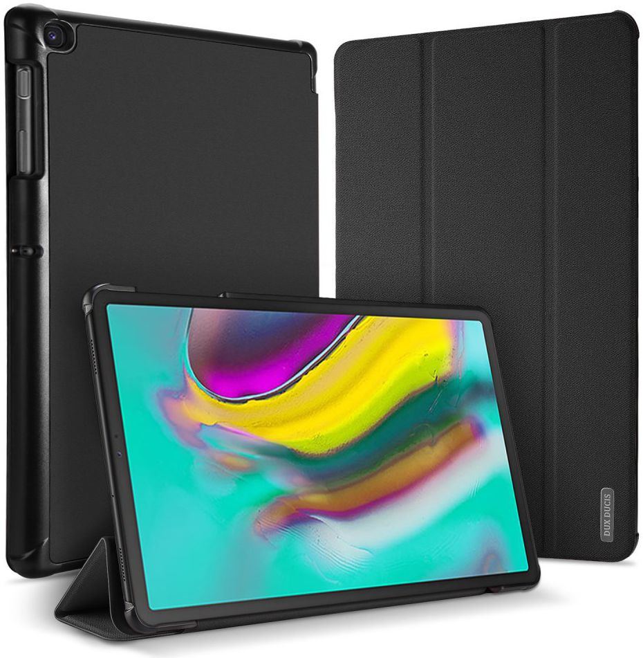 Dux Ducis Domo Series Samsung Galaxy Tab S5e Tri-fold Hoes Zwart afbeelding 1