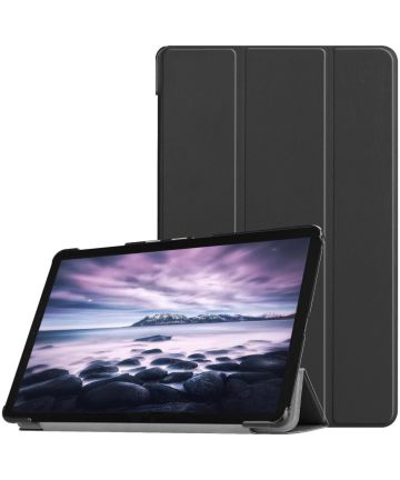 Samsung Galaxy Tab A 10.5 (2018) Hoes Tri-Fold Zwart Hoesjes