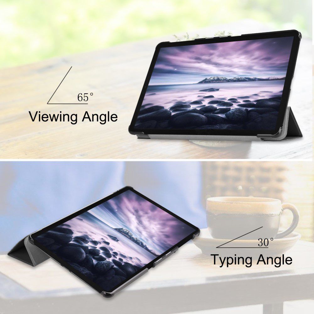 Samsung Galaxy Tab A 10.5 (2018) Hoes Tri-Fold Zwart afbeelding 7