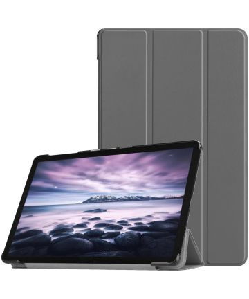 Samsung Galaxy Tab A 10.5 (2018) Tri-Fold Hoes Grijs Hoesjes