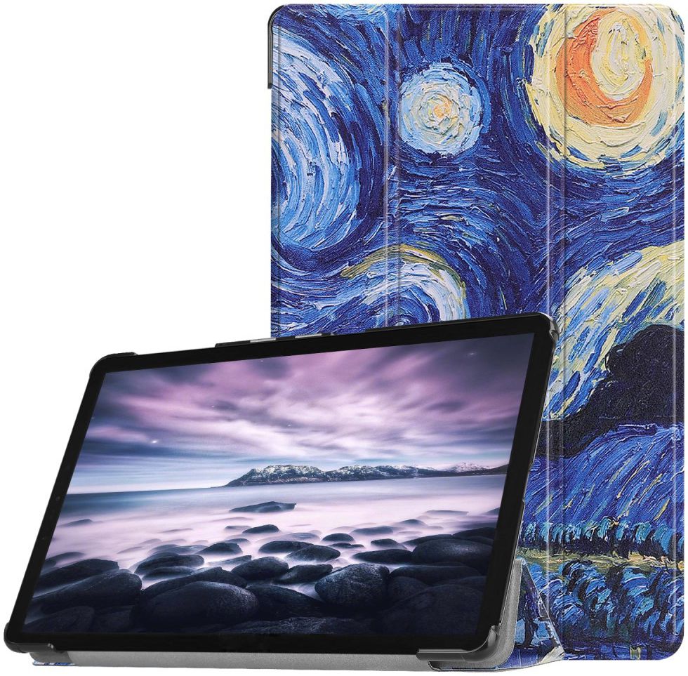 Samsung Galaxy Tab A 10.5 (2018) Tri-Fold Hoes Oil Painting afbeelding 1
