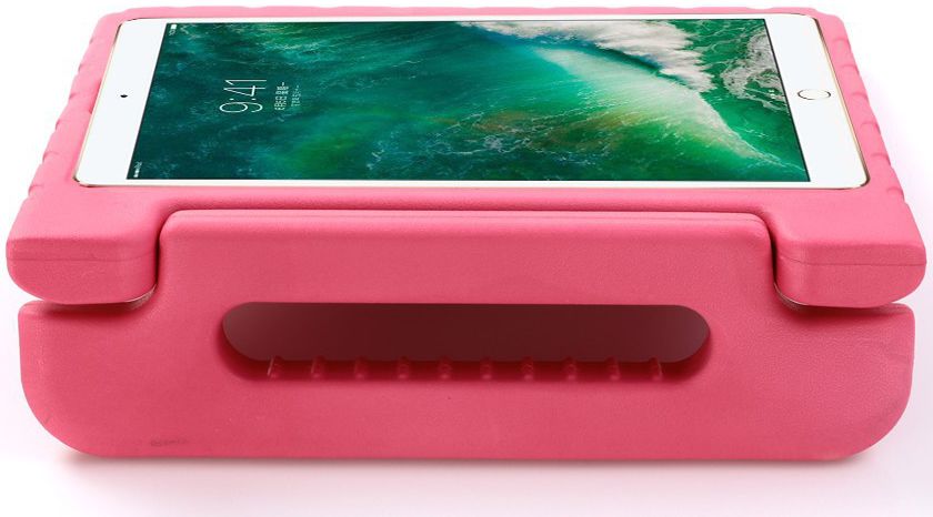 Apple iPad Pro 12.9 (2018) Kinder Tablethoes met Handvat Roze afbeelding 6