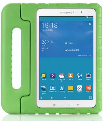 Samsung Galaxy Tab A 10.5 (2018) Kinder Tablethoes met Handvat Groen Hoesjes
