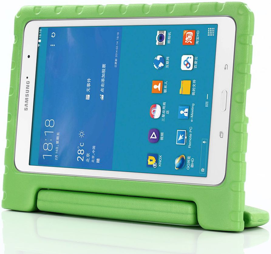 Samsung Galaxy Tab A 10.5 (2018) Kinder Tablethoes met Handvat Groen afbeelding 4