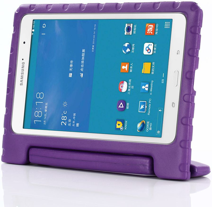 Samsung Galaxy Tab A 10.5 (2018) Kinder Tablethoes met Handvat Paars afbeelding 4