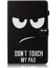 Samsung Galaxy Tab A 10.5 (2018) Portemonnee Print Hoes Don't Touch