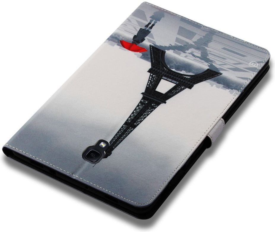 Samsung Galaxy Tab A 10.5 (2018) Portemonnee Print Hoes Eiffeltoren afbeelding 6