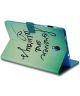 Samsung Galaxy Tab A 10.5 (2018) Portemonnee Print Hoes Quote