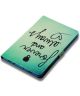 Samsung Galaxy Tab A 10.5 (2018) Portemonnee Print Hoes Quote