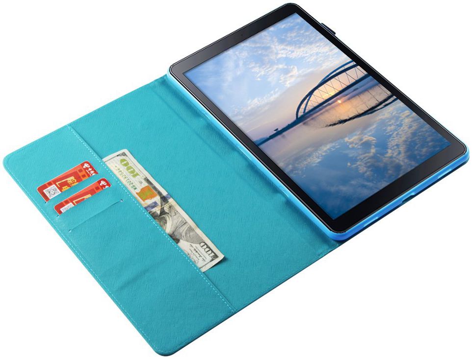 Samsung Galaxy Tab A 10.5 (2018) Portemonnee Print Hoes Quote afbeelding 2