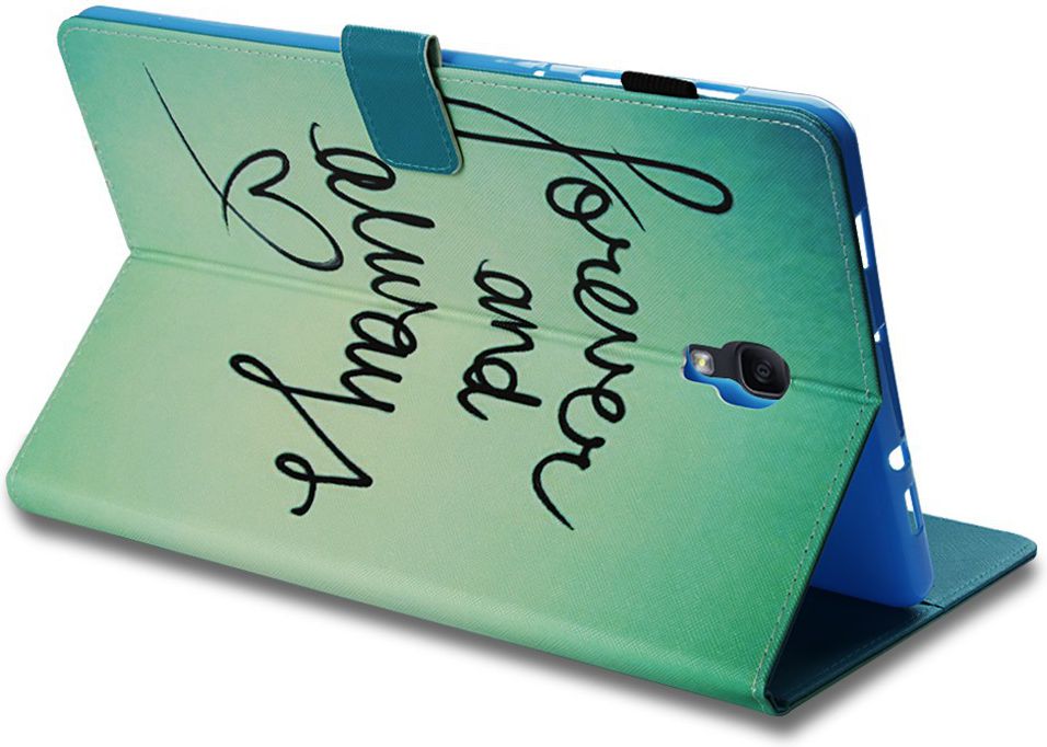 Samsung Galaxy Tab A 10.5 (2018) Portemonnee Print Hoes Quote afbeelding 3