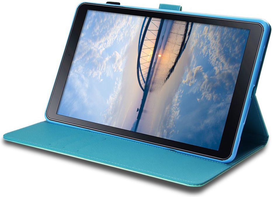 Samsung Galaxy Tab A 10.5 (2018) Portemonnee Print Hoes Quote afbeelding 4