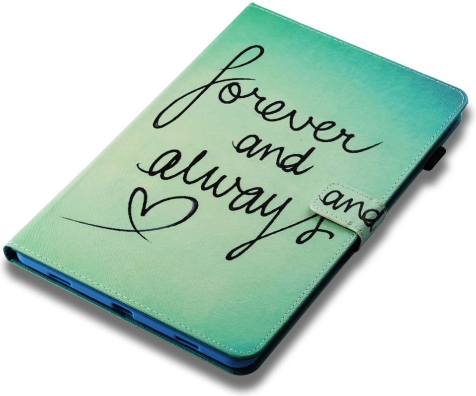 Samsung Galaxy Tab A 10.5 (2018) Portemonnee Print Hoes Quote afbeelding 5