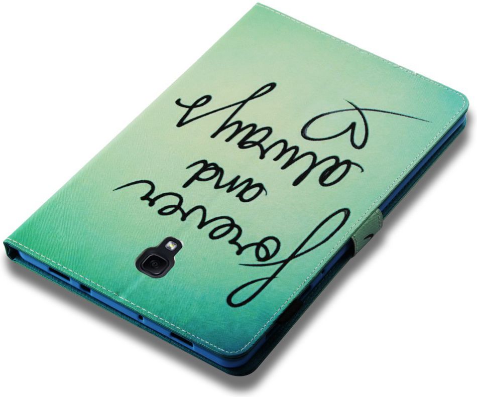 Samsung Galaxy Tab A 10.5 (2018) Portemonnee Print Hoes Quote afbeelding 6