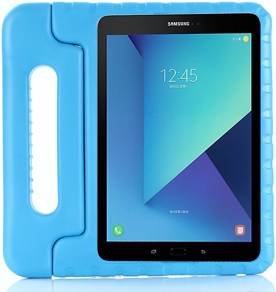 Samsung Galaxy Tab S4 10.5 Kinder Tablethoes met Handvat Blauw afbeelding 1