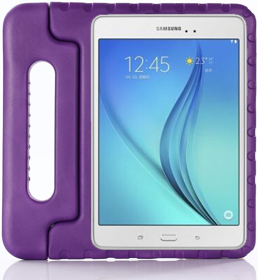 Samsung Galaxy Tab S4 10.5 Kinder Tablethoes met Handvat Paars afbeelding 1