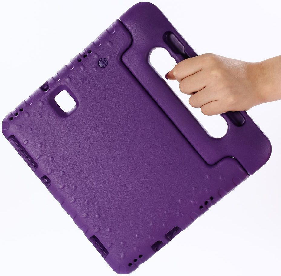 Samsung Galaxy Tab S4 10.5 Kinder Tablethoes met Handvat Paars afbeelding 2